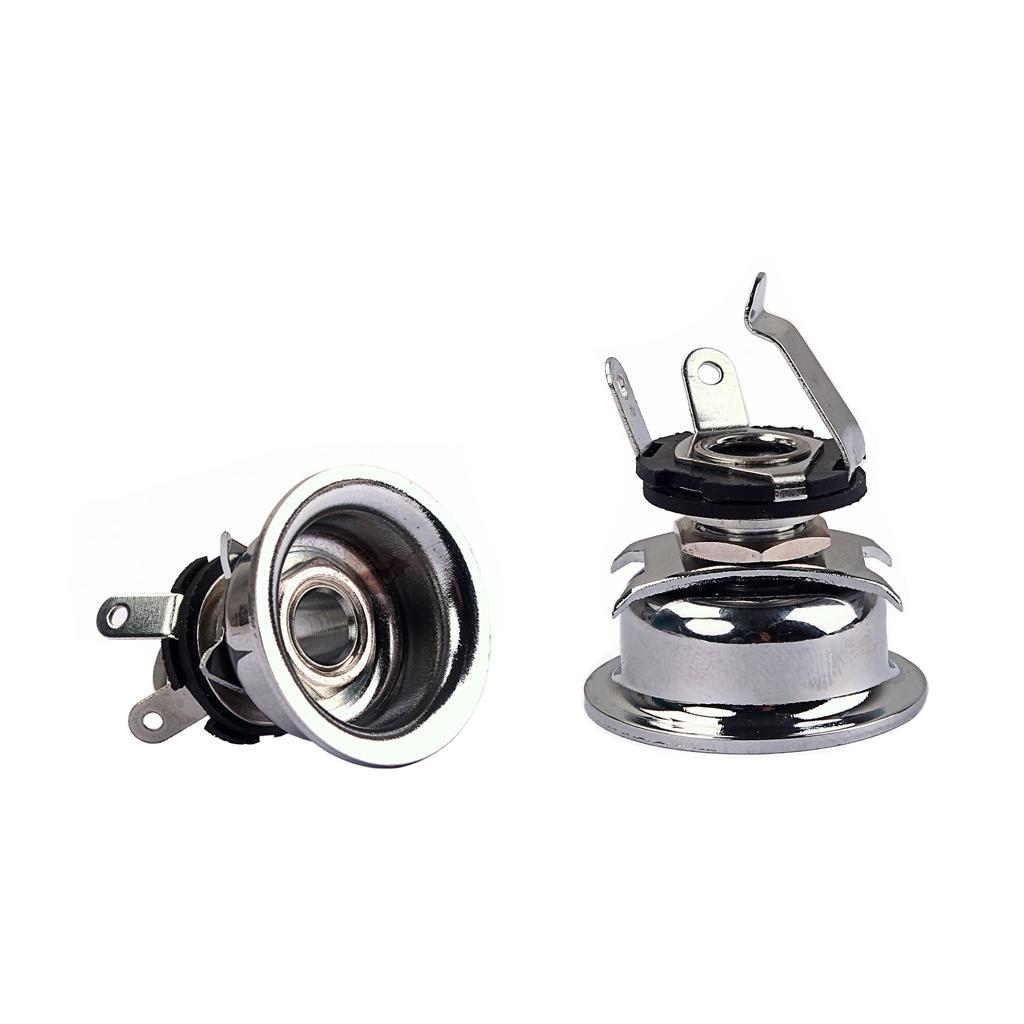 2pcs 6.35mm 1/4 ''  Output Jack for  Guitar