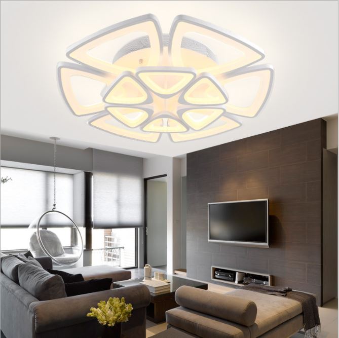 Đèn trần BIE kiểu dáng sang trọng 3 chế độ ánh sáng - kèm bóng LED chuyên dụng và điều khiển từ xa