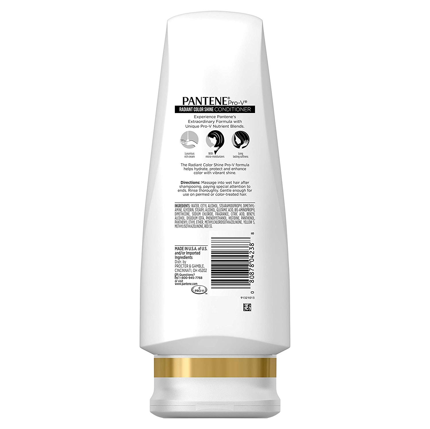 Combo bộ dầu gội xả Pantene Pro-V Radiant Color Shine  dành cho tóc nhuộm - USA