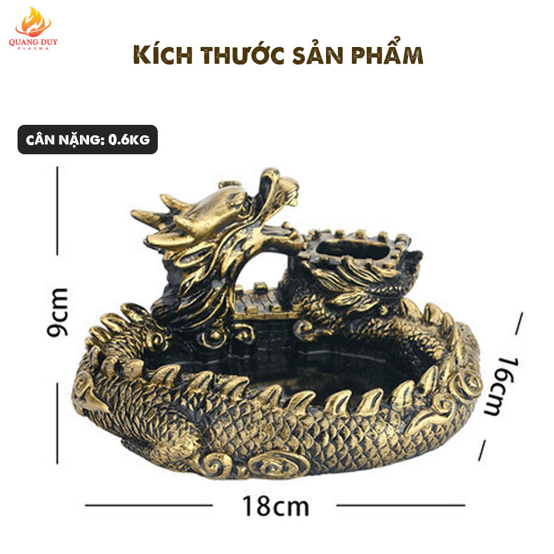 Gạt tàn thuốc la độc lạ hình linh vật thiết kế cổ điển