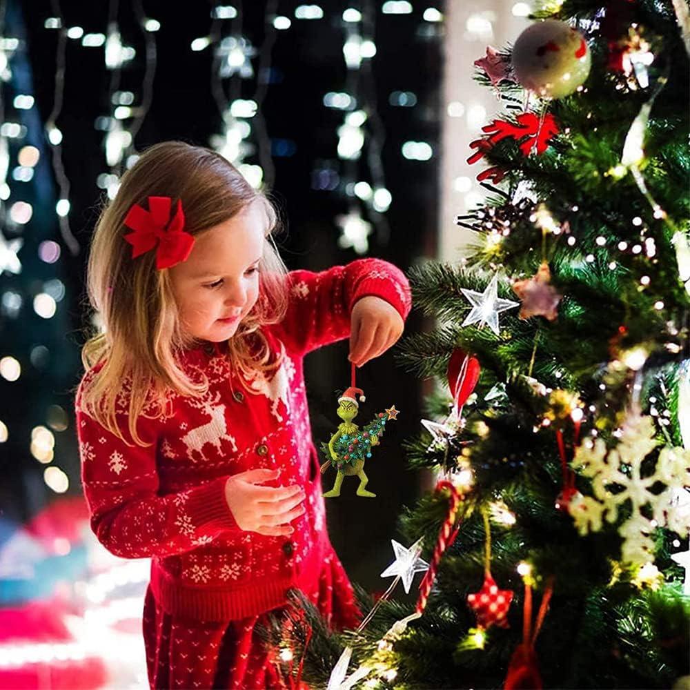 Đồ trang trí Giáng sinh bằng nhựa, Mặt dây chuyền hình cây thông Noel, Đồ trang trí mặt dây chuyền Giáng sinh, Đồ trang trí cây thông Noel, Gia đình, Bạn bè, Đồ trang trí bầu không khí ngày lễ