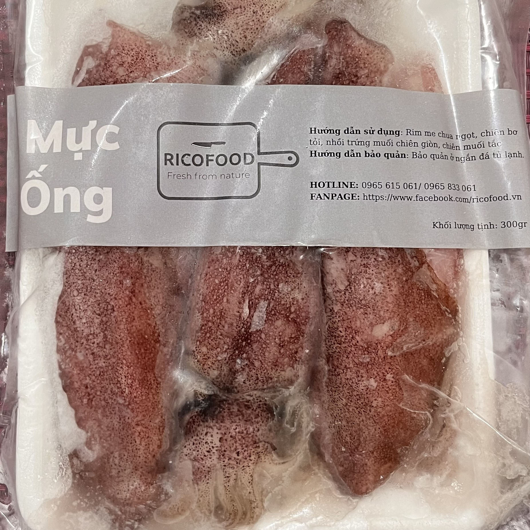 - MỰC ỐNG RICOFOOD - 300G