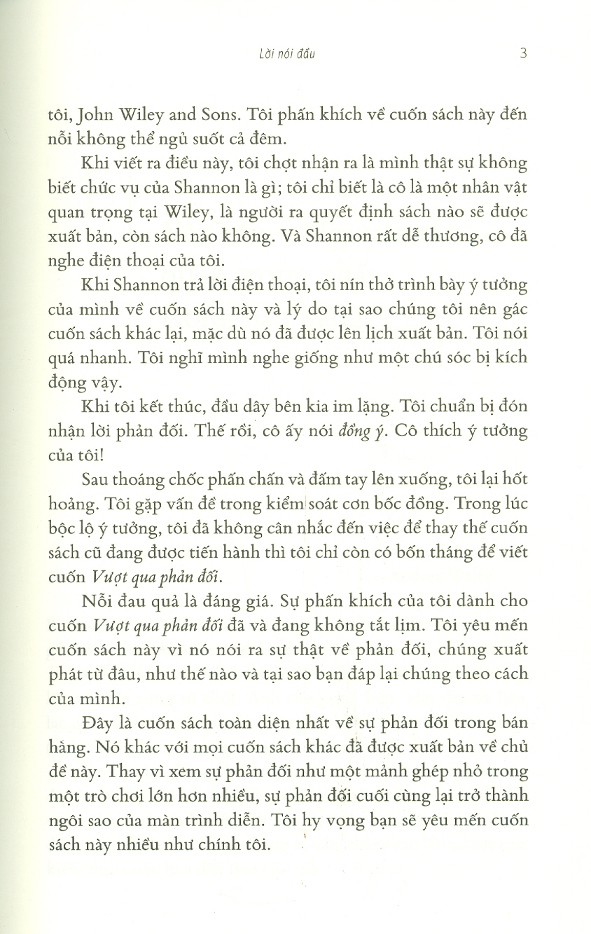 Vượt Qua Phản Đối - Nghệ Thuật Và Khoa Học Thương Thảo Trong Bán Hàng