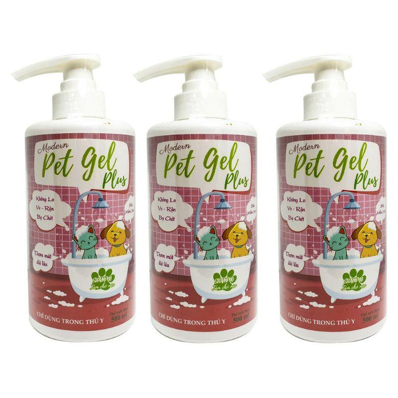 Sữa tắm trị ve rận petgel plus cho chó mèo
