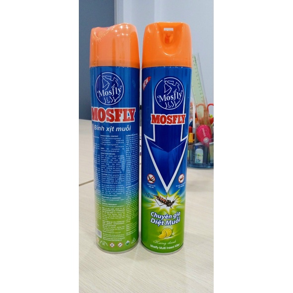 bình xịt muỗi mosfly 600ml -fik -hương chanh 1