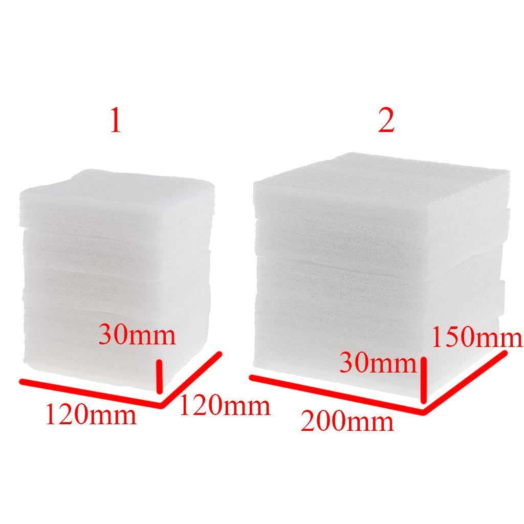 10 Pieces Assorted White Foam Needle Felting Pad Mat Wool Felt Accessories