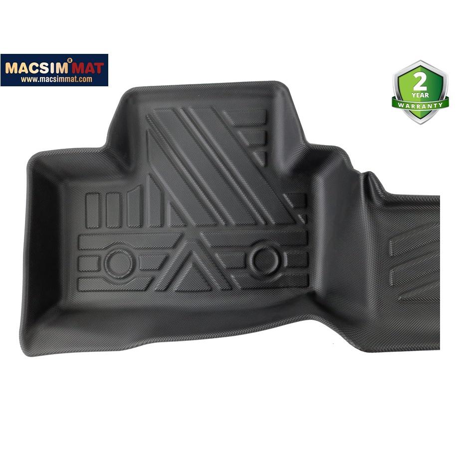 Thảm lót sàn xe ô tô Volvo XC40 2020 Nhãn hiệu Macsim chất liệu nhựa TPV cao cấp màu đen