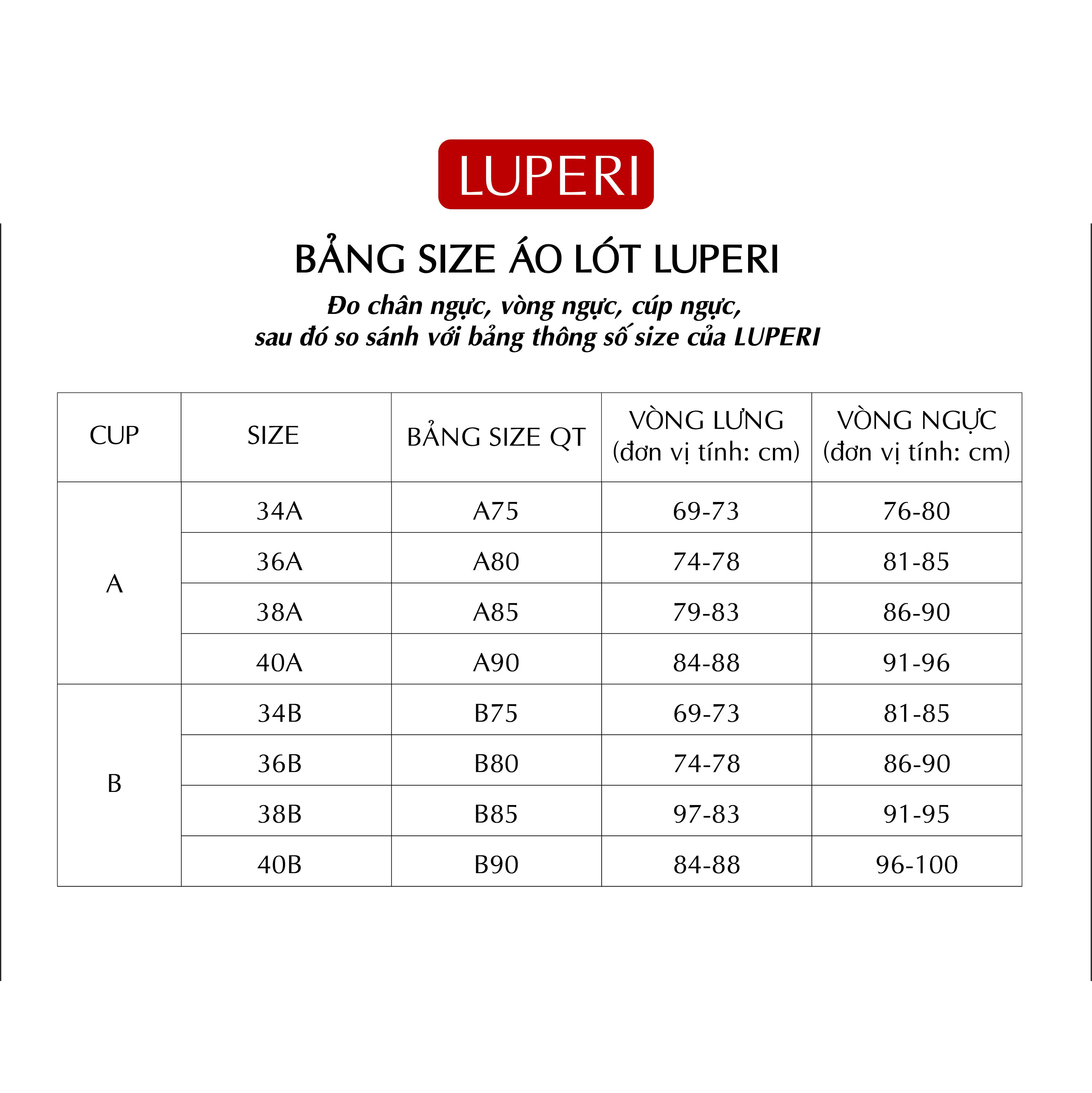 Áo Lót Nữ Nâng Ngực LUPERI LP85 Bản Đai Chắc Chắn, Gọng Siêu Mỏng Siêu Mềm Siêu Ôm Nâng Ngực