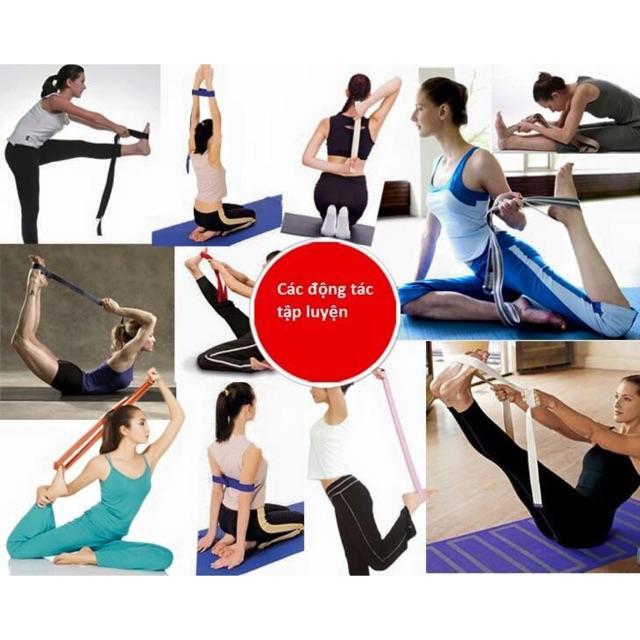 Dây Đai Tập Yoga cao cấp bằng vải dù hãng Na - LYLYSPORTS