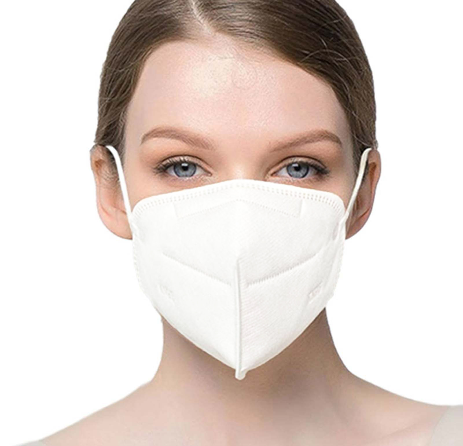 2 cái Khẩu trang N95 Pro Mask , kháng khuẩn, chống bụi siêu mịn PM2.5, màu trắng - Tặng móc treo khóa mica