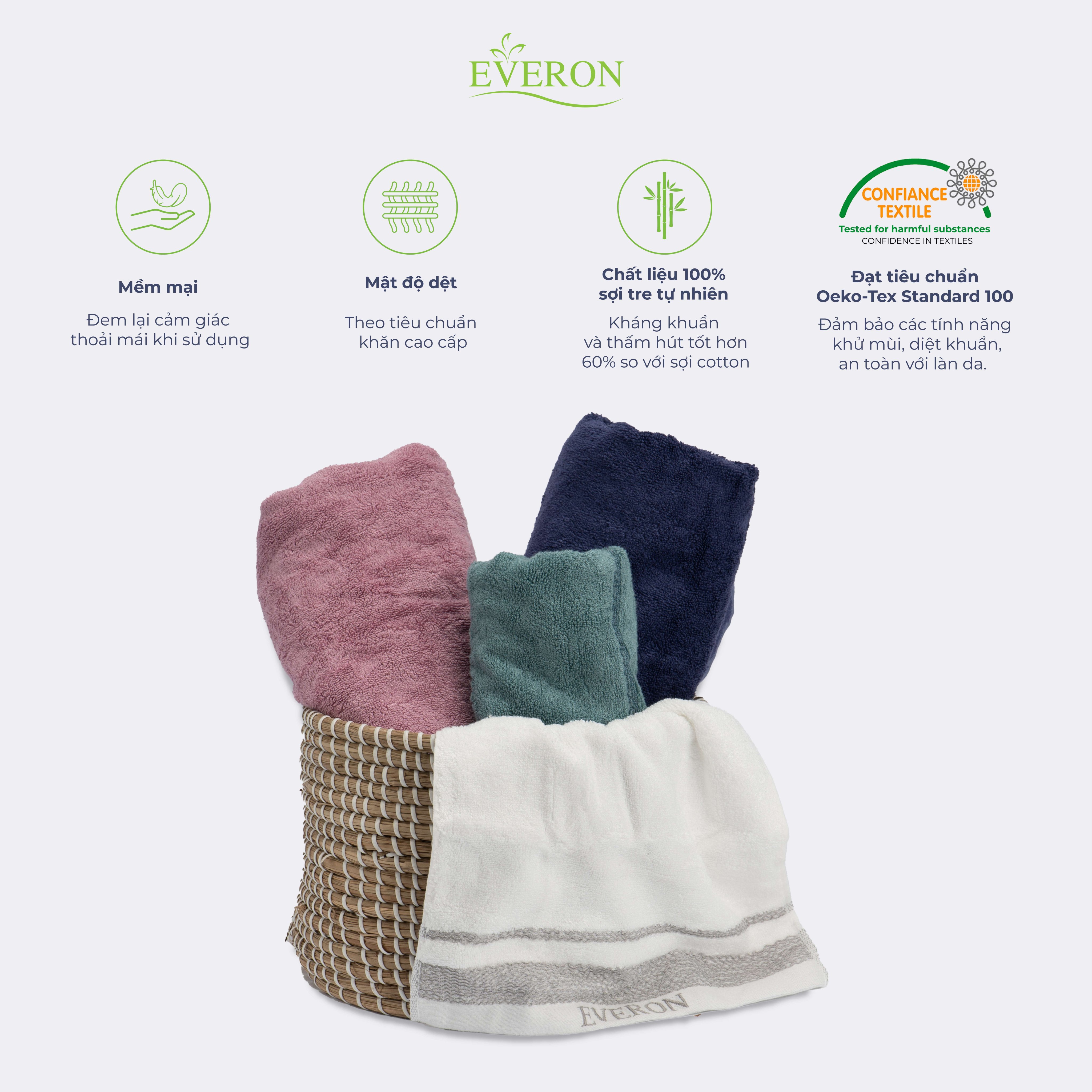 Combo Khăn mặt Everon cao cấp