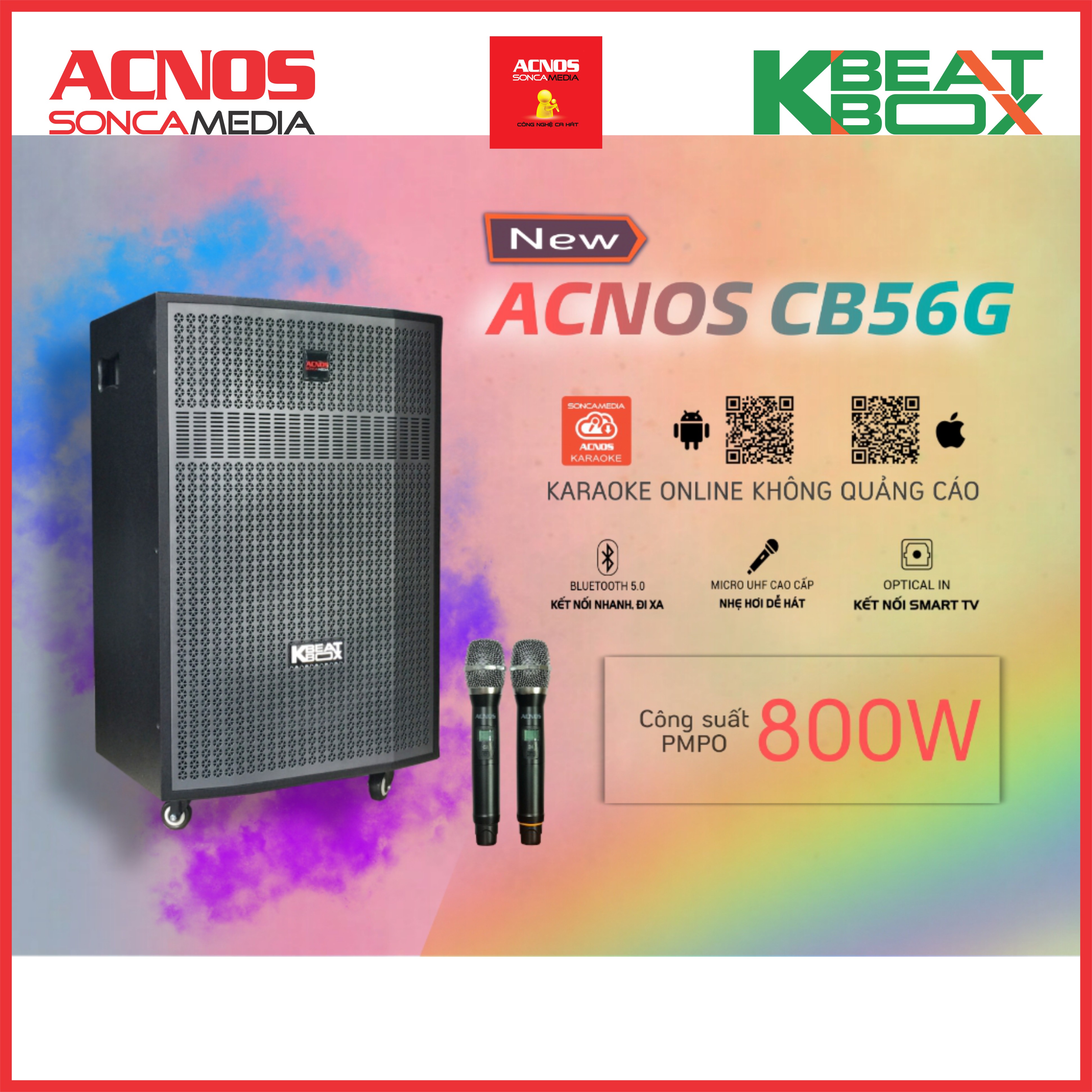 Dàn âm thanh di động ACNOS CB56G