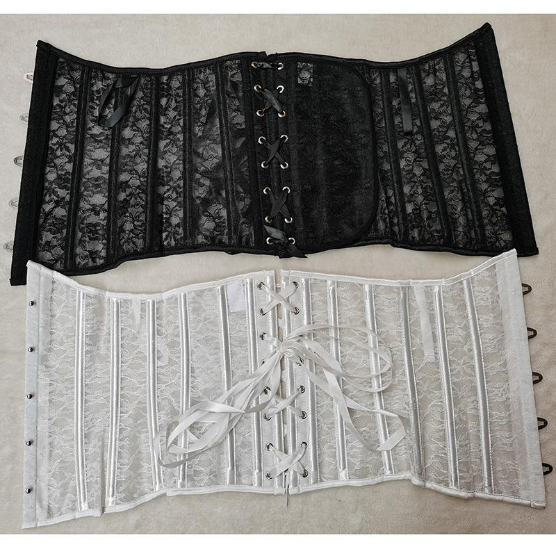 Eo Huấn Luyện Tập Toàn Thân Áo Underbust Gothic Corset Top Định Nữ Bụng Vỏ Bọc Giảm Béo Ren Áo Ngực Nịt