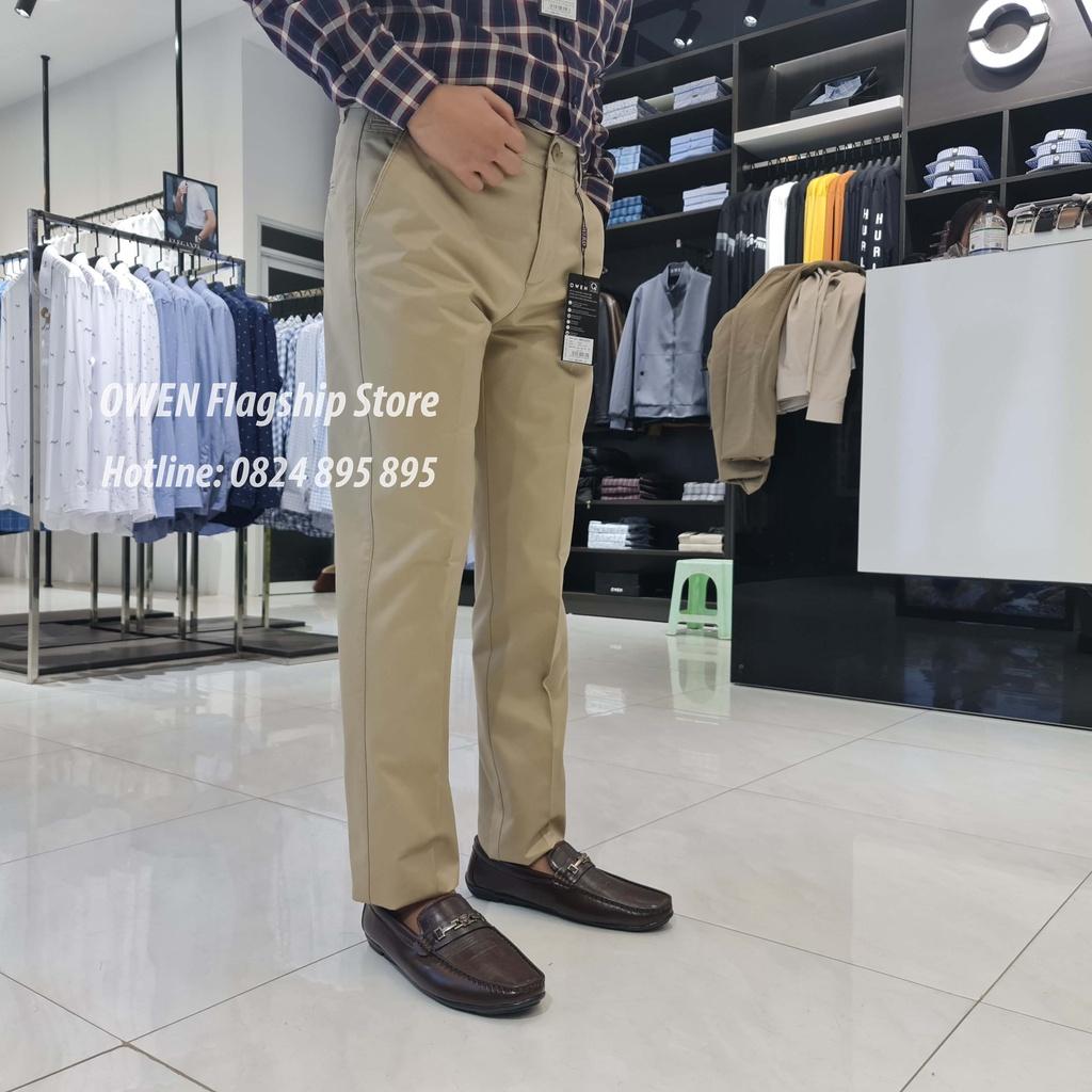 OWEN - Quần kaki nam 100% Cotton dáng SLIMFIT mã QKSL22231