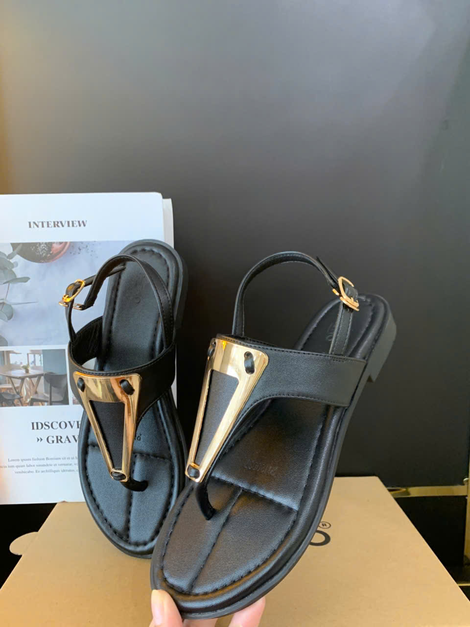 SANDAL KẸP NỮ PN20037 – THANH LỊCH &amp; DỄ PHỐI ĐỒ