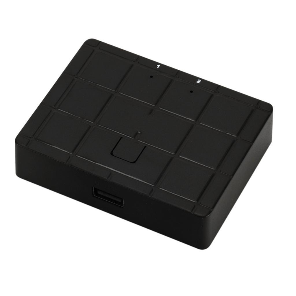 2 Ports USB 2.0 Device Sharing Switcher Adapter Box for Printer