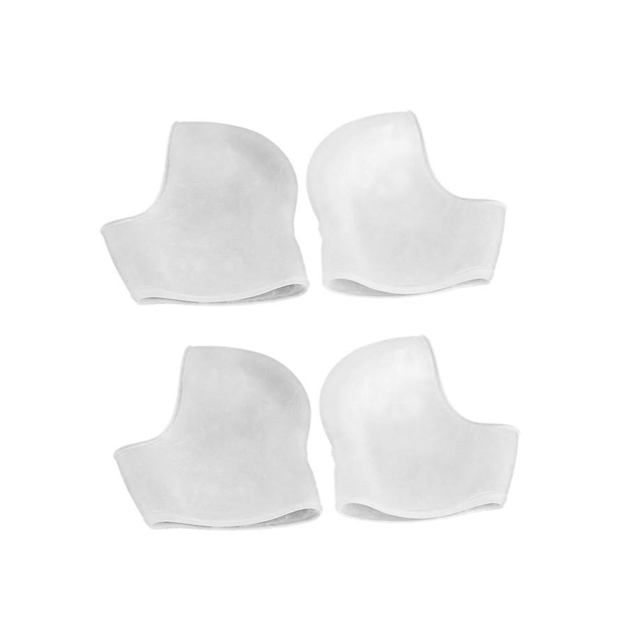 COMBO 2 BỘ MIẾNG BẢO VỆ GÓT CHÂN SILICON (MÀU TRẮNG)