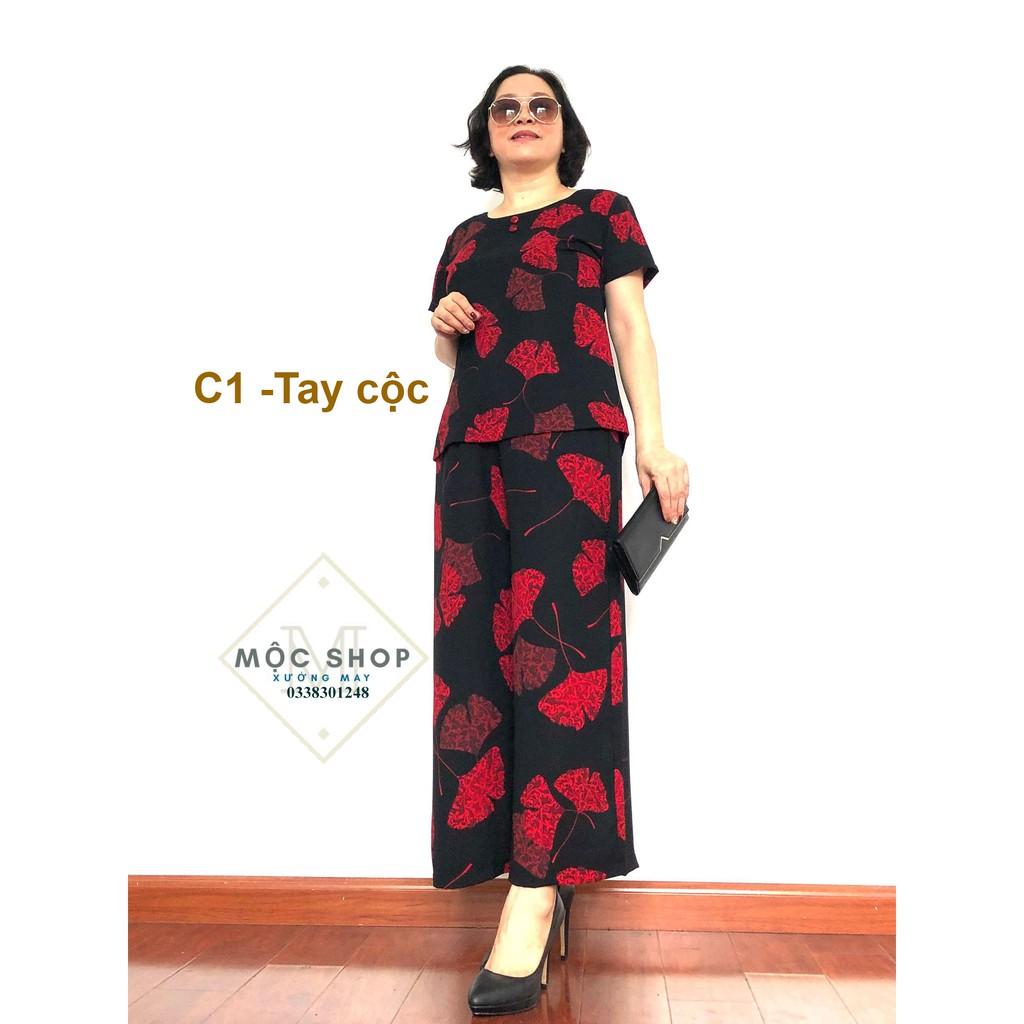 Đồ bộ trung niên Tay cộc cho Bà cho Mẹ