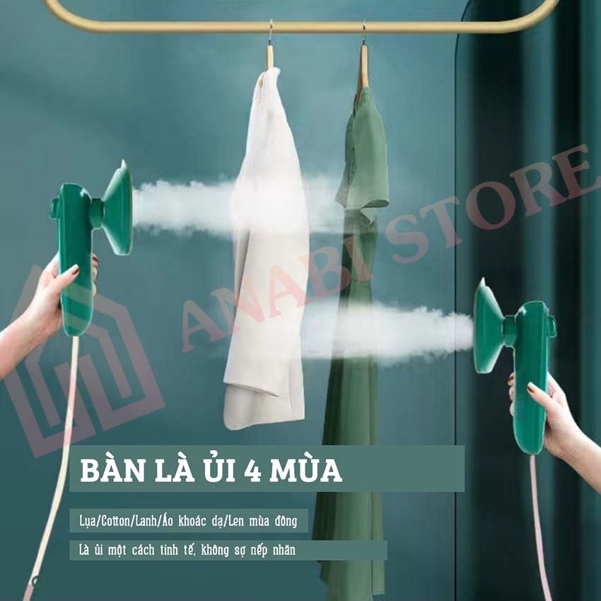Bàn ủi mini cầm tay , nhỏ gọn ,loại bỏ nếp nhăn tối đa ,áo quần gọn gàng ,ngăn nắp , dễ mang theo