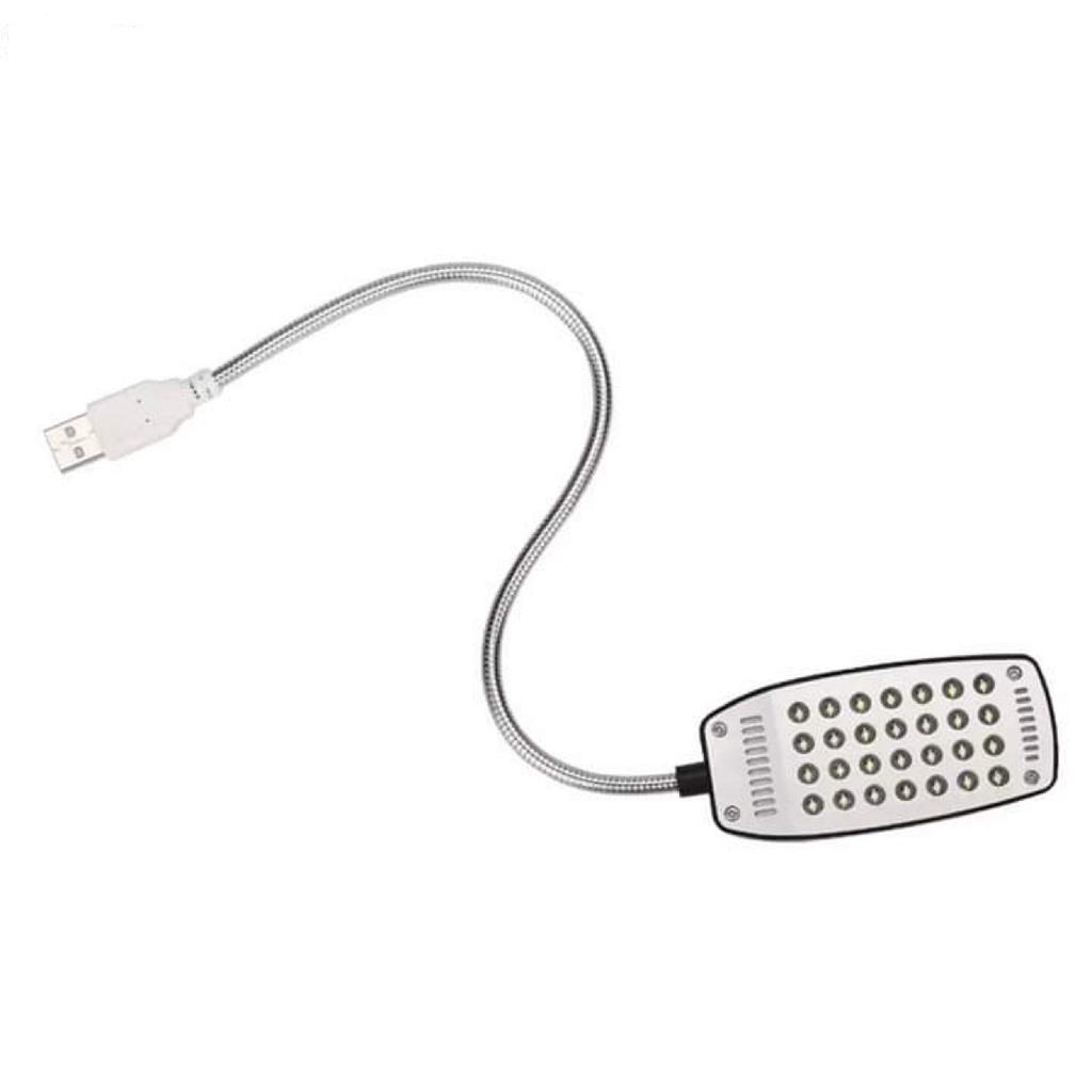 Đèn Led 28 Bóng Siêu Sáng Để Bàn USB Thân Hợp Kim Uốn Dẻo ĐÈN LED SIÊU SÁNG 28 BÓNG ĐÈN CỔNG USB - Đèn led máy tính