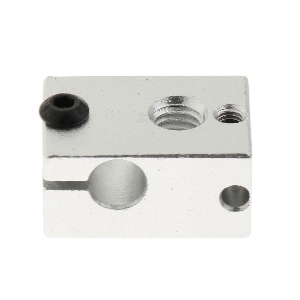 Aluminum V6 Printer Part Heater Block for Mk7 Mk8 Extruder