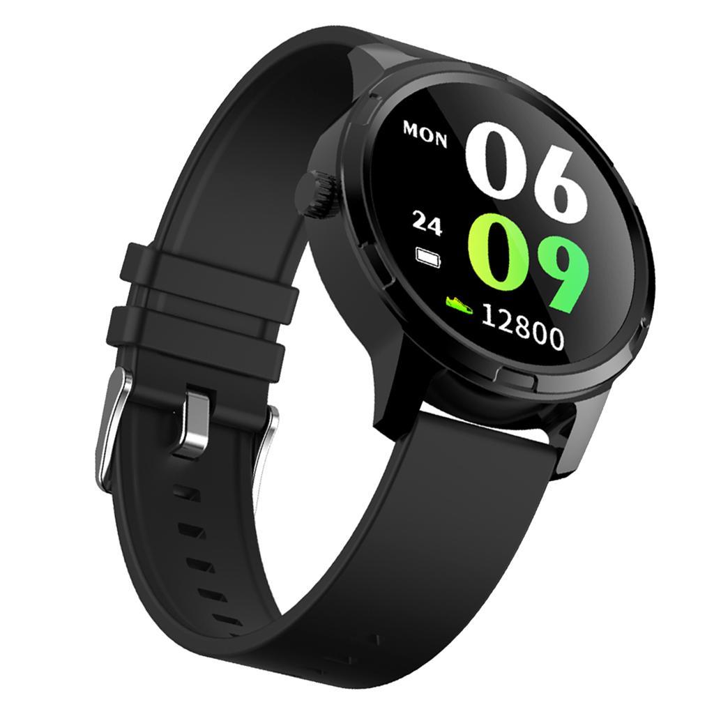 Smart Watch Fitness  Waterproof  Sleep Monitor Black