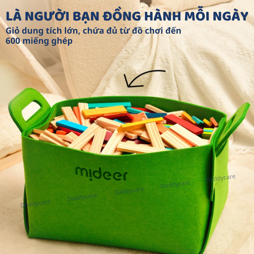 Túi gấp gọn đang năng Mideer đựng quần áo , đồ chơi Toy Storage Bag