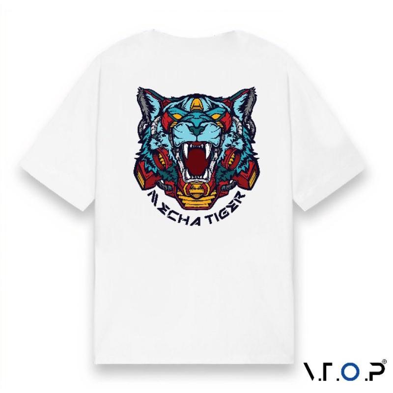 Áo thun nam nữ unisex Tiger oversize