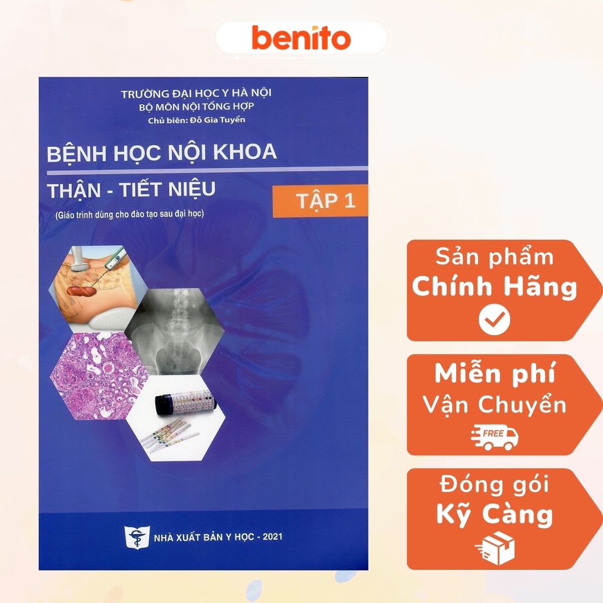 Benito - Sách - Bệnh học nội khoa thận - tiết niệu Tập 1 - NXB Y học