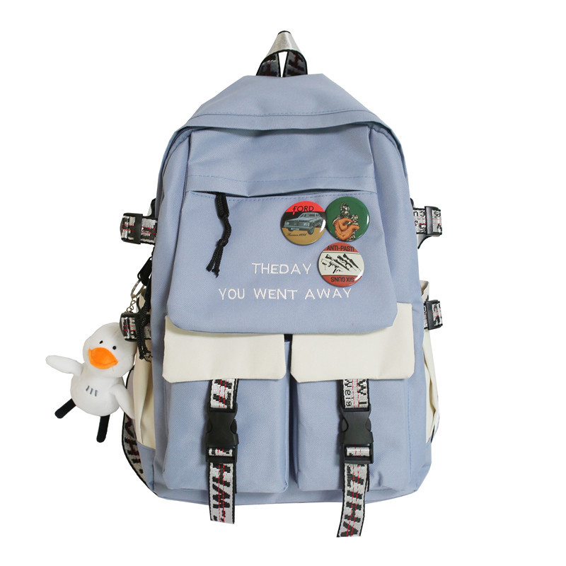 Balo học sinh cấp 2 , 3 thời trang cá tính nam nữ chống thấm nước size 42cm