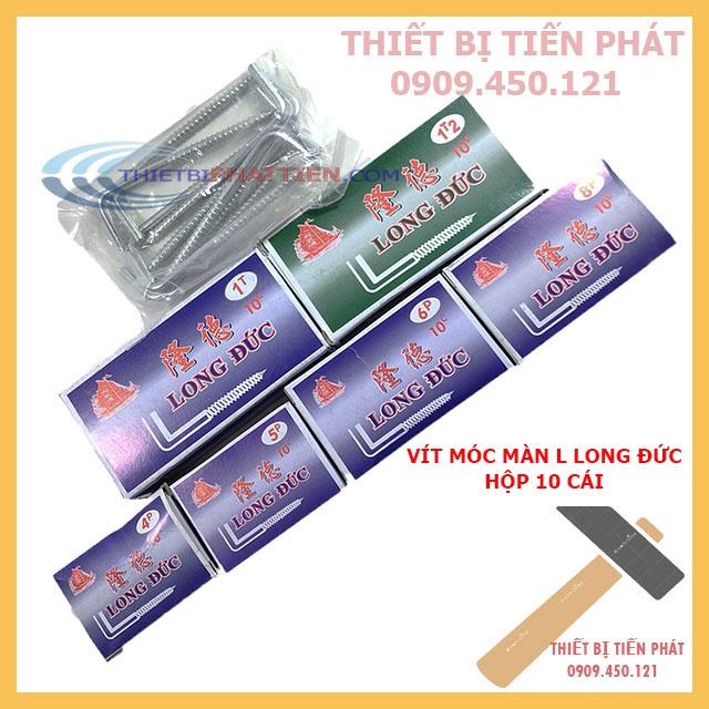 Hộp 10 Vít Móc Màn Chữ L Full Size 4P, 5P, 6P, 8P, 10P, 12 Phân