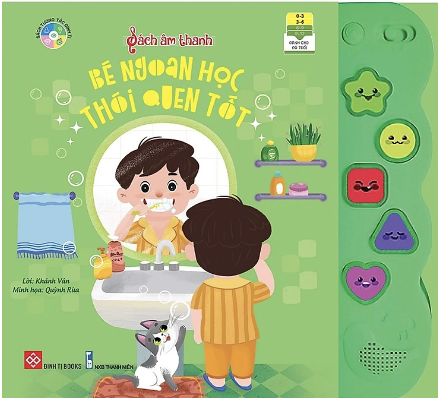 Sách tương tác - Sách âm thanh - Bé ngoan học thói quen tốt