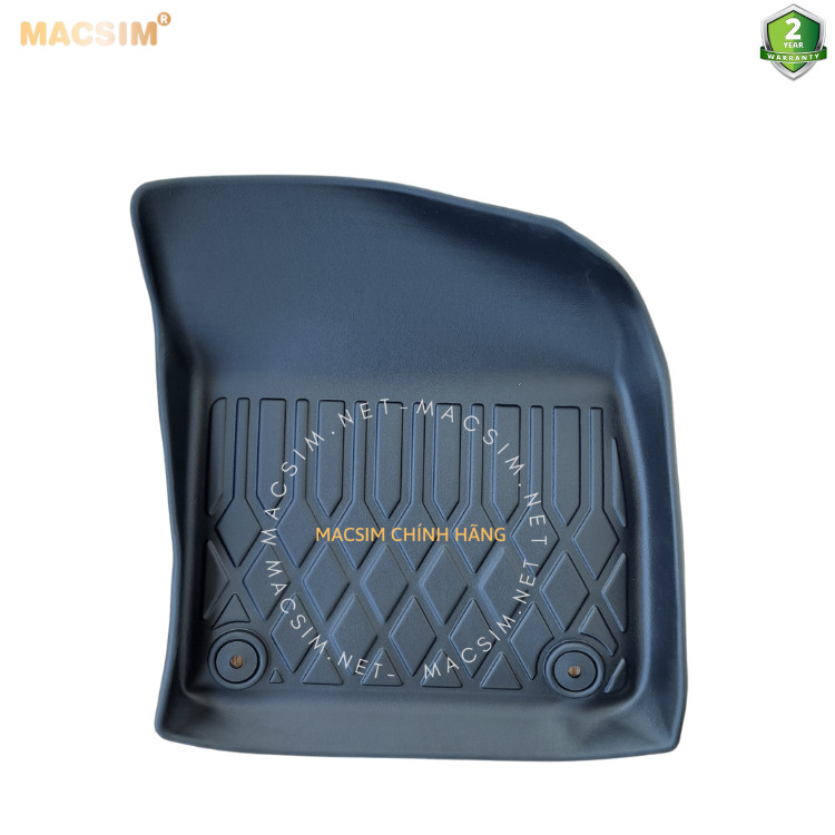Thảm lót sàn xe ô tô Vinfast VF9 (3 hàng ghế) (7 chỗ) Nhãn hiệu Macsim chất liệu nhựa TPE cao cấp màu đen