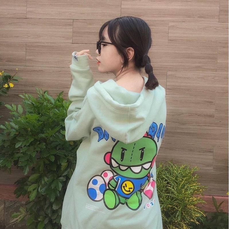Áo khoác nam nữ hoodie thun nỉ baby khủng long Ma5662 sumisu shop
