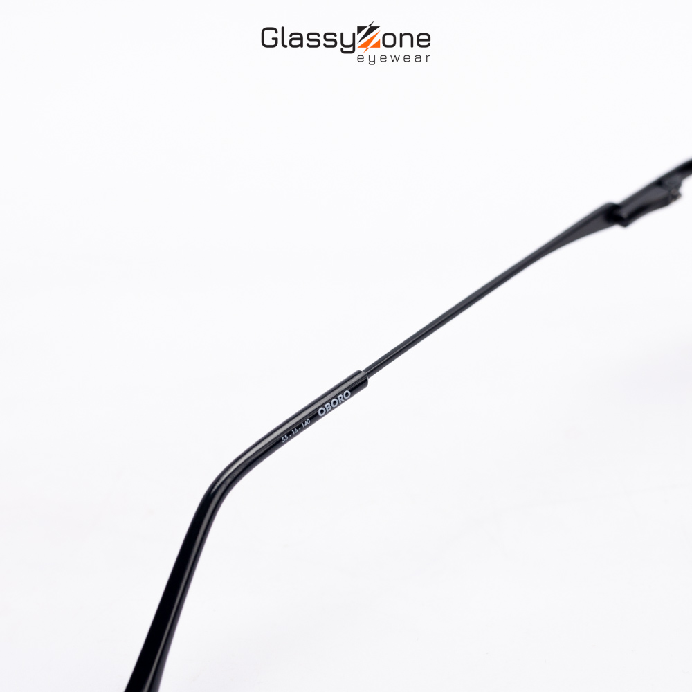 Gọng kính cận, Mắt kính giả cận kim loại Form mắt mèo thời trang Nam Nữ Avery Oboro - GlassyZone