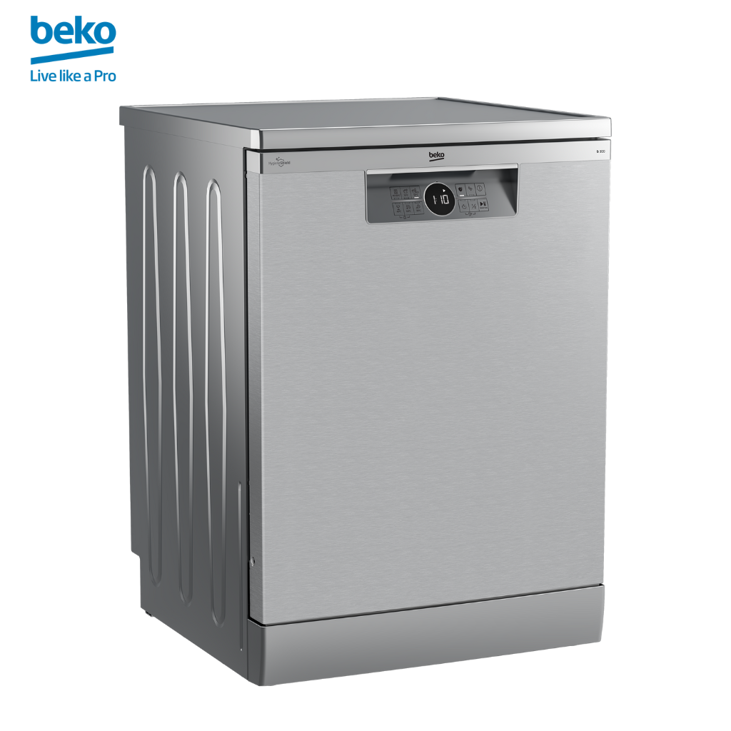 Máy Rửa Chén Độc Lập BEKO 14 Bộ, 6 Chương Trình Rửa, Cảm Ứng, Khoá Trẻ Em - BDFN26430X - Hàng Chính Hãng