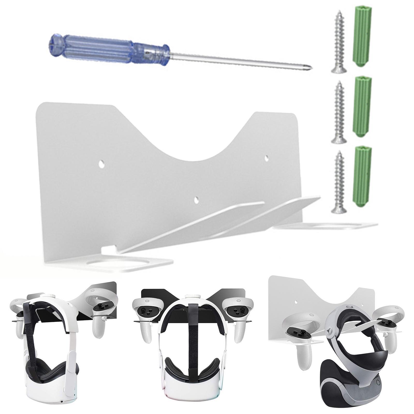 Durable VR Wall Mount Stand Save Space Display Stand Hanger Organizer for Quest 2 Easy to Install