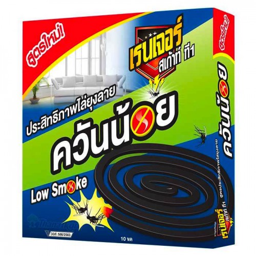 Combo 4 Hộp Nhang Muỗi Thái Lan Ranger Low Smoke (ít khói) - Mùi hương dễ chịu ( Tặng 1 Hộp )