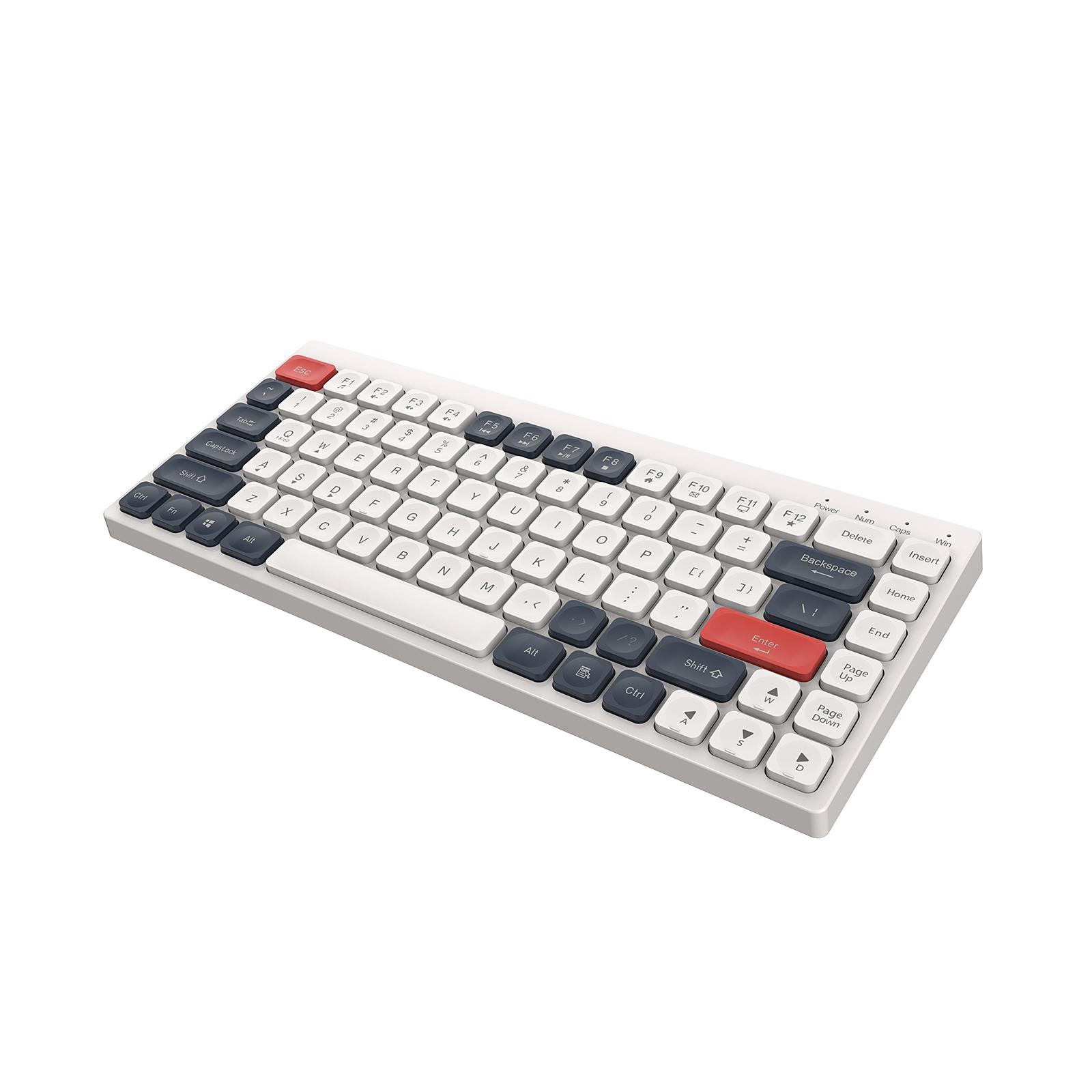 Mini 84 Key Gaming Keyboard 12 Multimedia Keys for Desktop PC Gamer Laptop