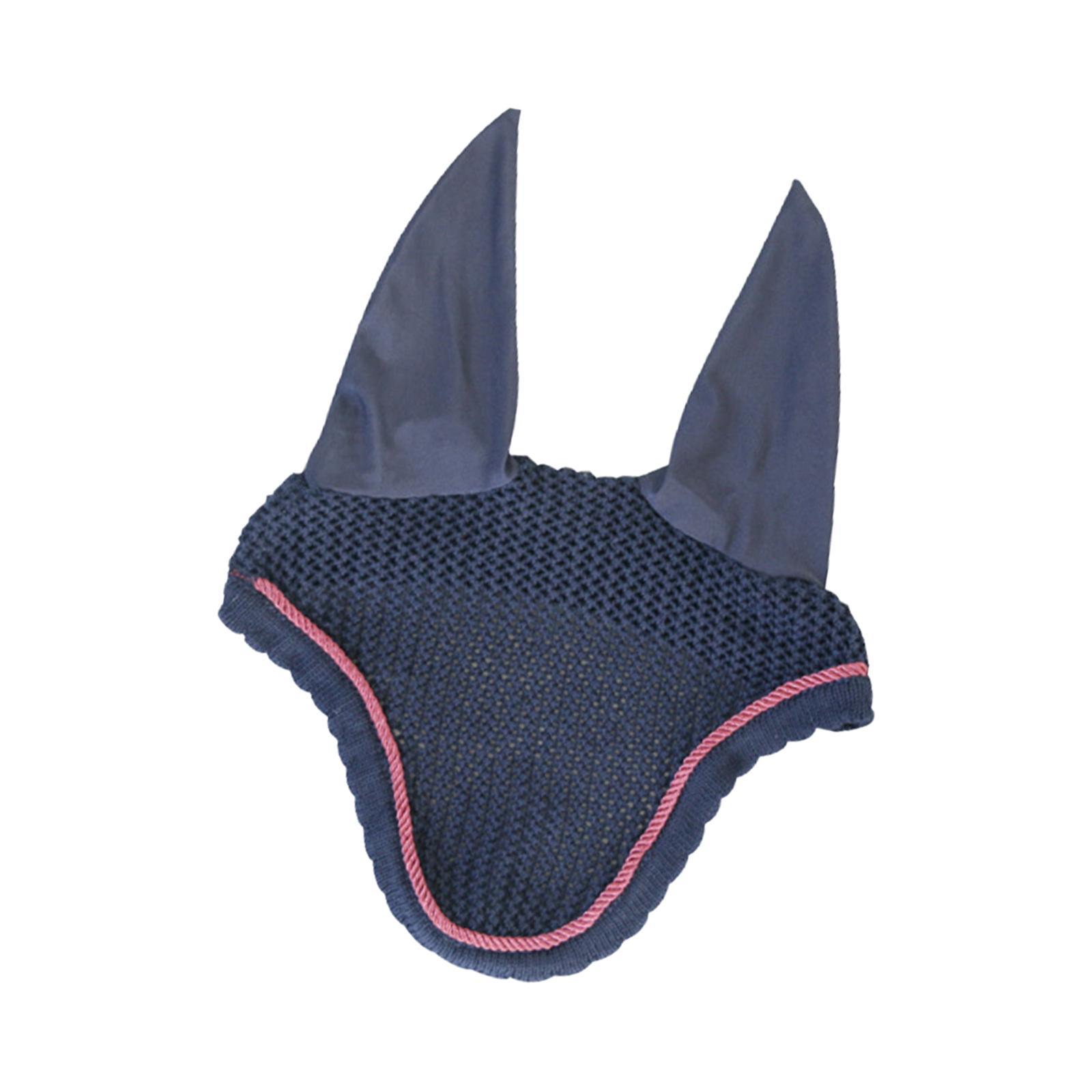 Horse Ears Fly Horse Ear Cover Horse Equipment Net Ear Protector Horse Riding Meshed Durable Lightweight Comfortable Soft