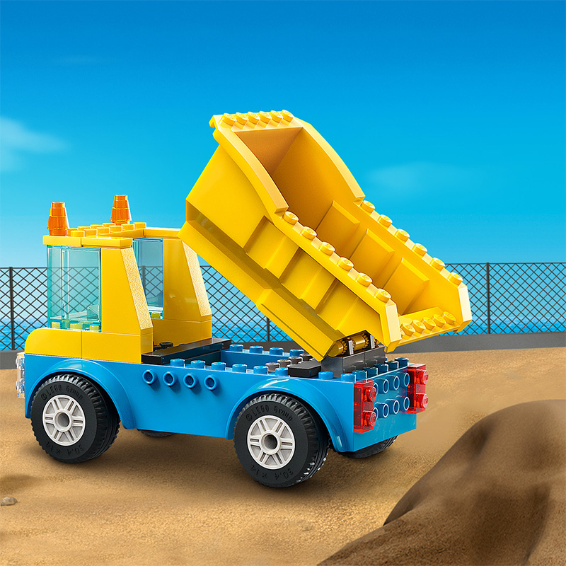 Đồ Chơi Lắp Ráp Xe Tải Và Xe Cần Cẩu Công Trình Lego City 60391