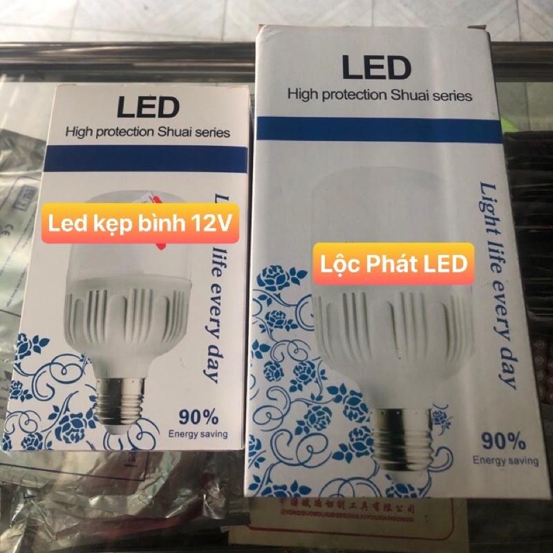 Bóng trụ LED kẹp bình 12V - siêu sáng, tiết kiệm điện, kín nước