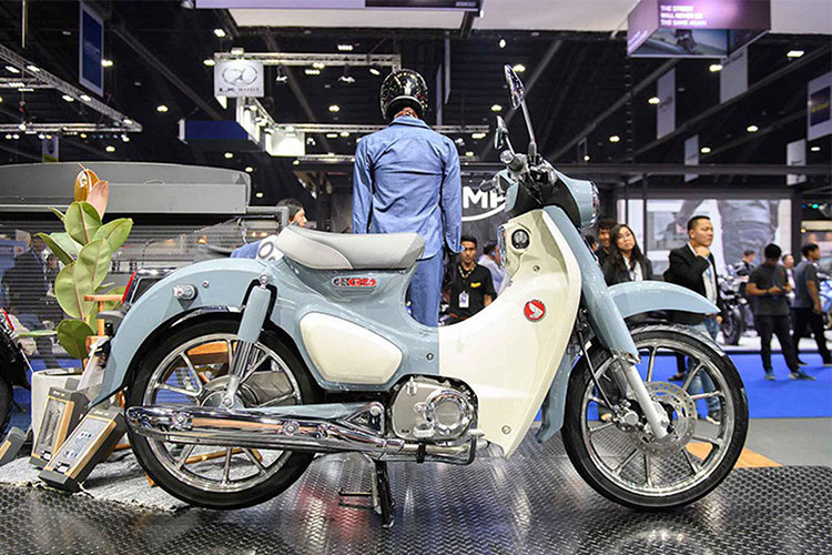 Xe máy Honda Super Cub C125 - Xanh Lam xám