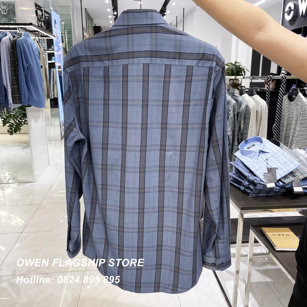 Áo Sơ mi Owen nam dài tay dáng Regular mềm mịn mát Mã AR220817DT