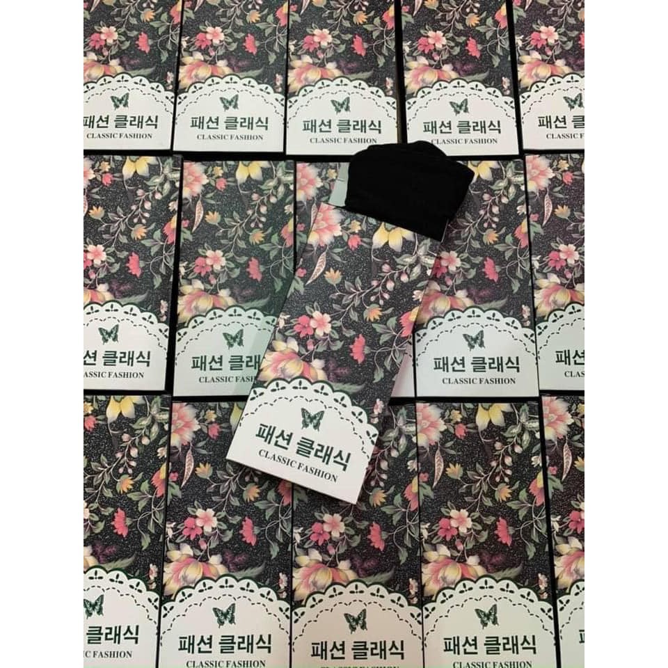 Quần legging ngố HỘP HOA HÀN QUỐC