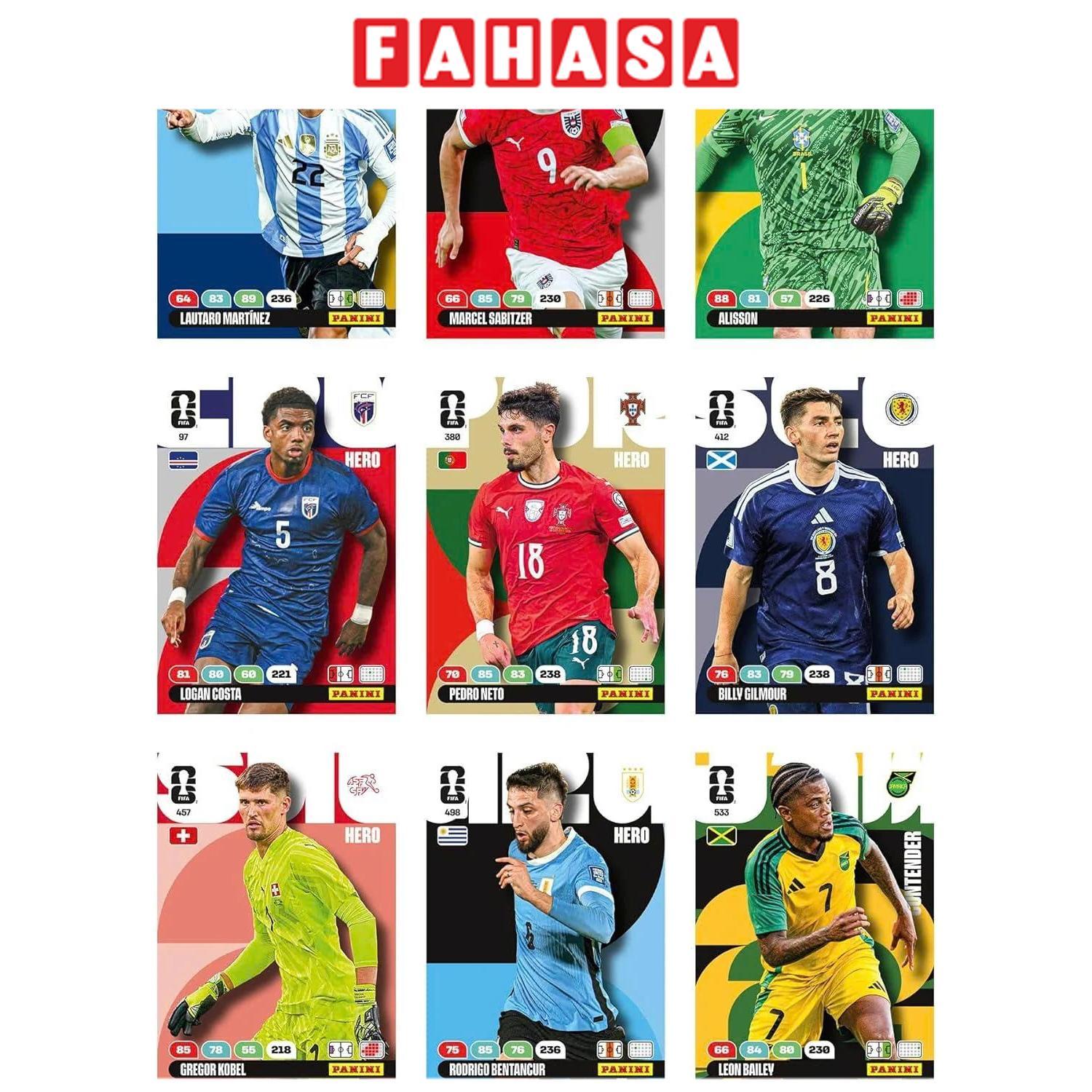 Gói Thẻ Hình FIFA World Cup 2026 Adrenalyn XL - Panini (8 Cards Ngẫu Nhiên/Túi)