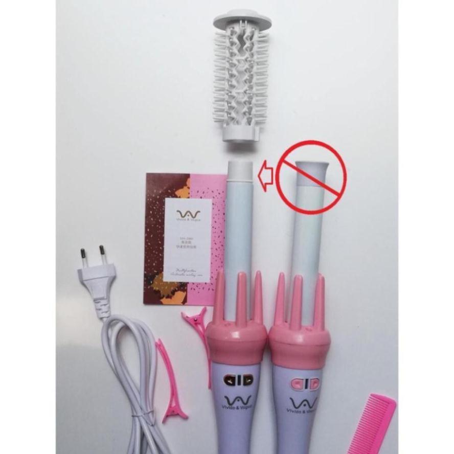 MÁY UỐN TÓC XOAY TỰ ĐỘNG 360 2 CHỨC NĂNG UỐN XOĂN VÀ CỤP S1975