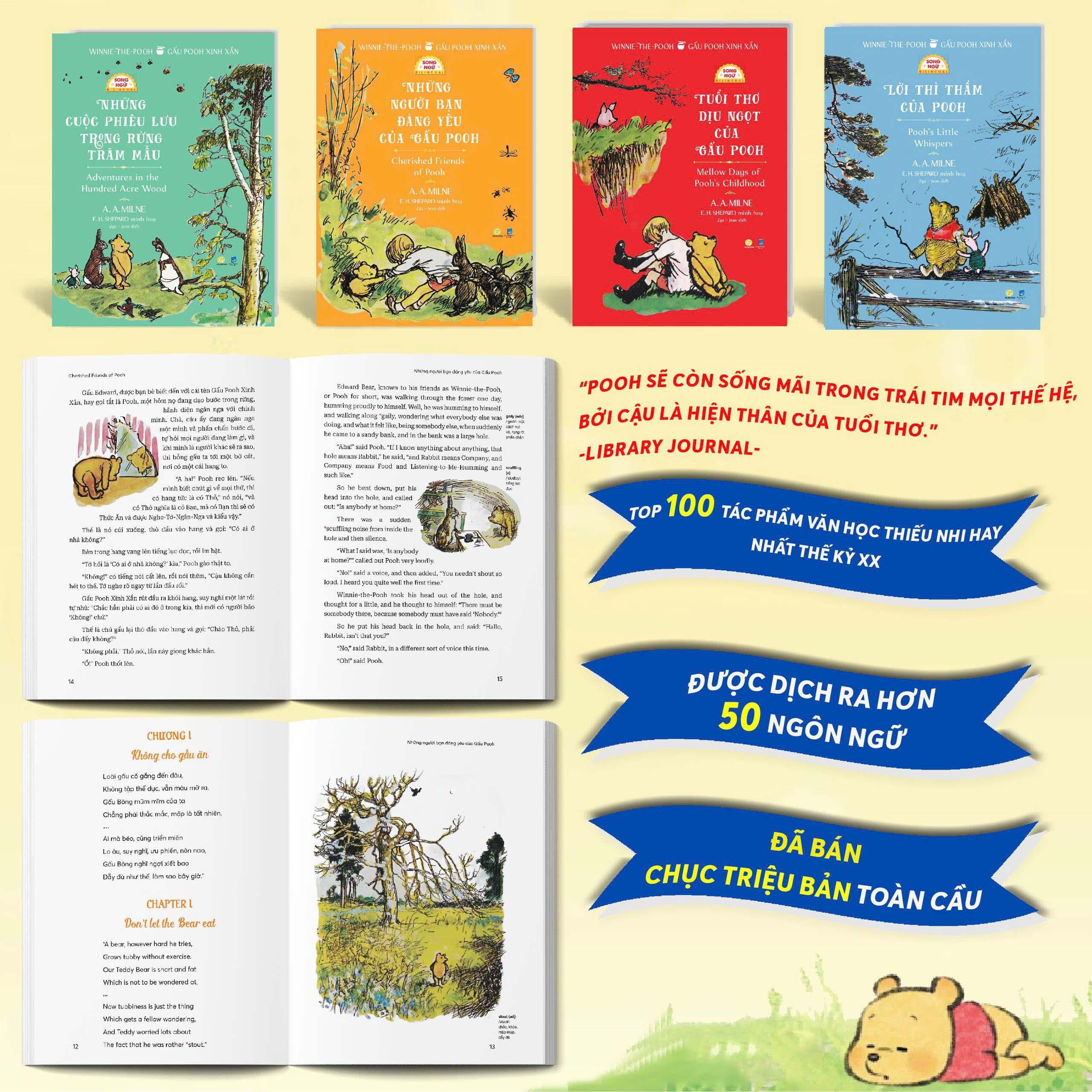 Sách - Winnie-The-Pooh - Gấu Pooh Xinh Xắn - Pooh's Little Whispers - Lời Thì Thầm Của Pooh