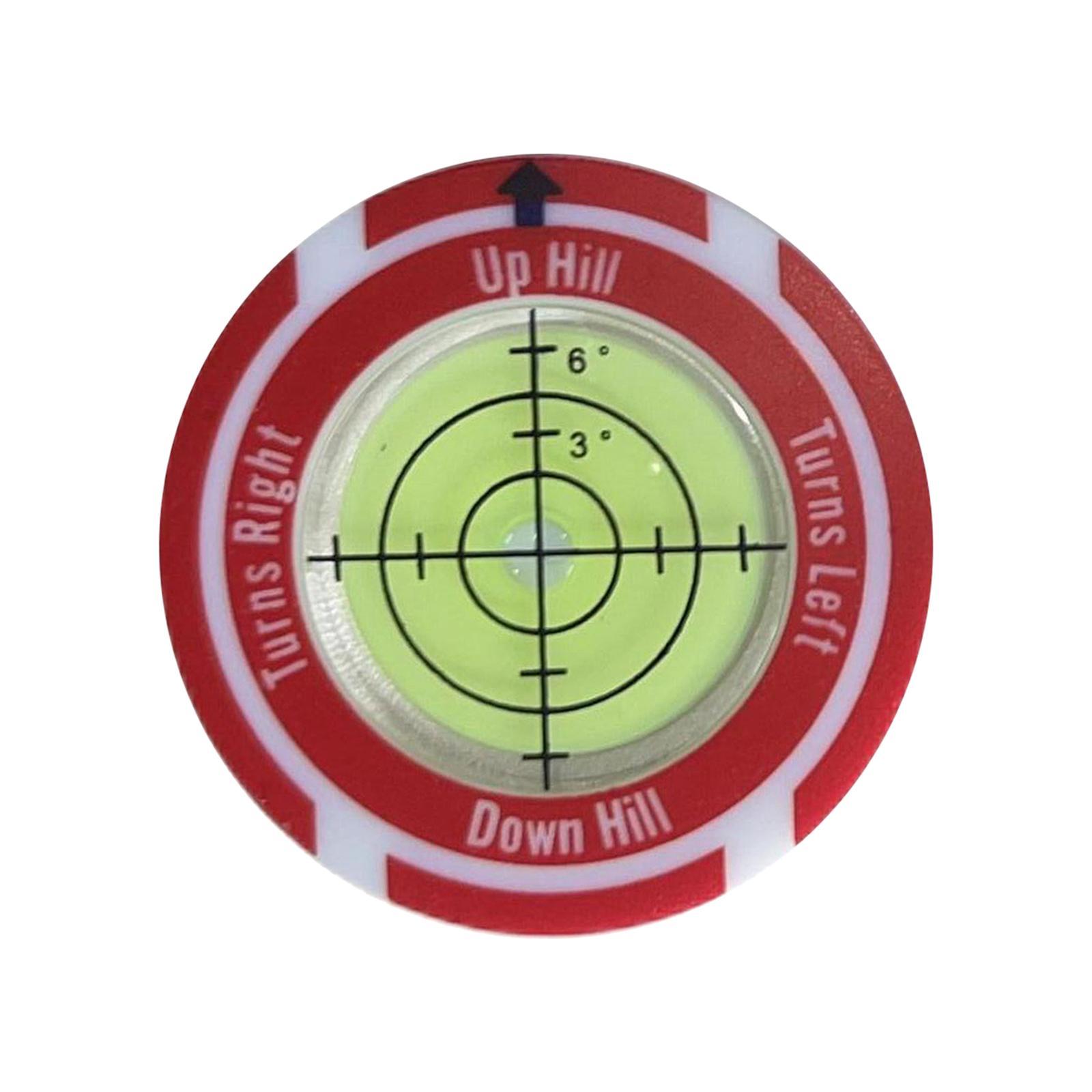 Golf Ball Marker Portable Hat Clip Outdoor Putting Aid Tool Golf Accessory