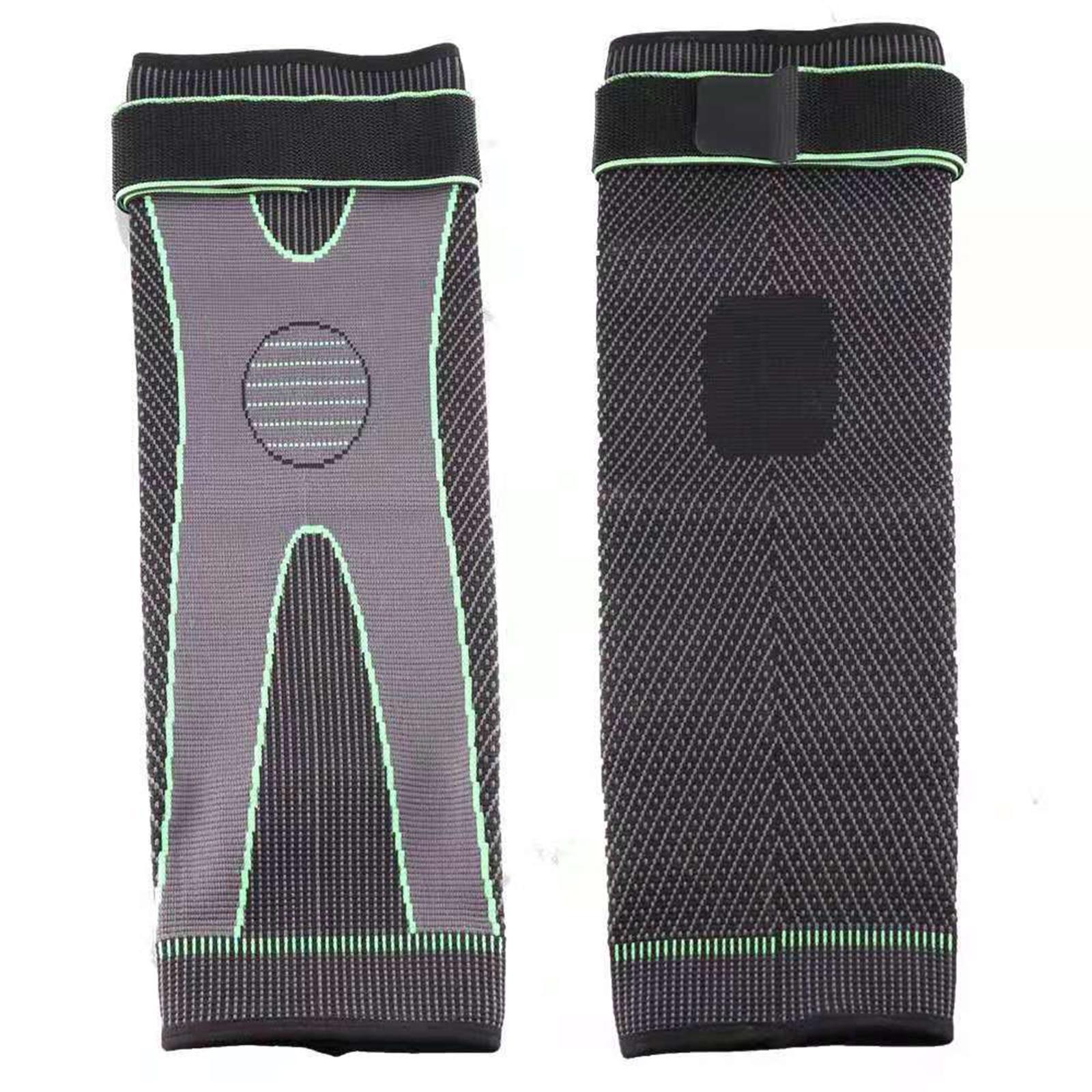 Elastic Knee Brace Pressure Long Compression Sleeve Breathable Knee Protector for Running Basketball Cycling Sports Injury Recovery
